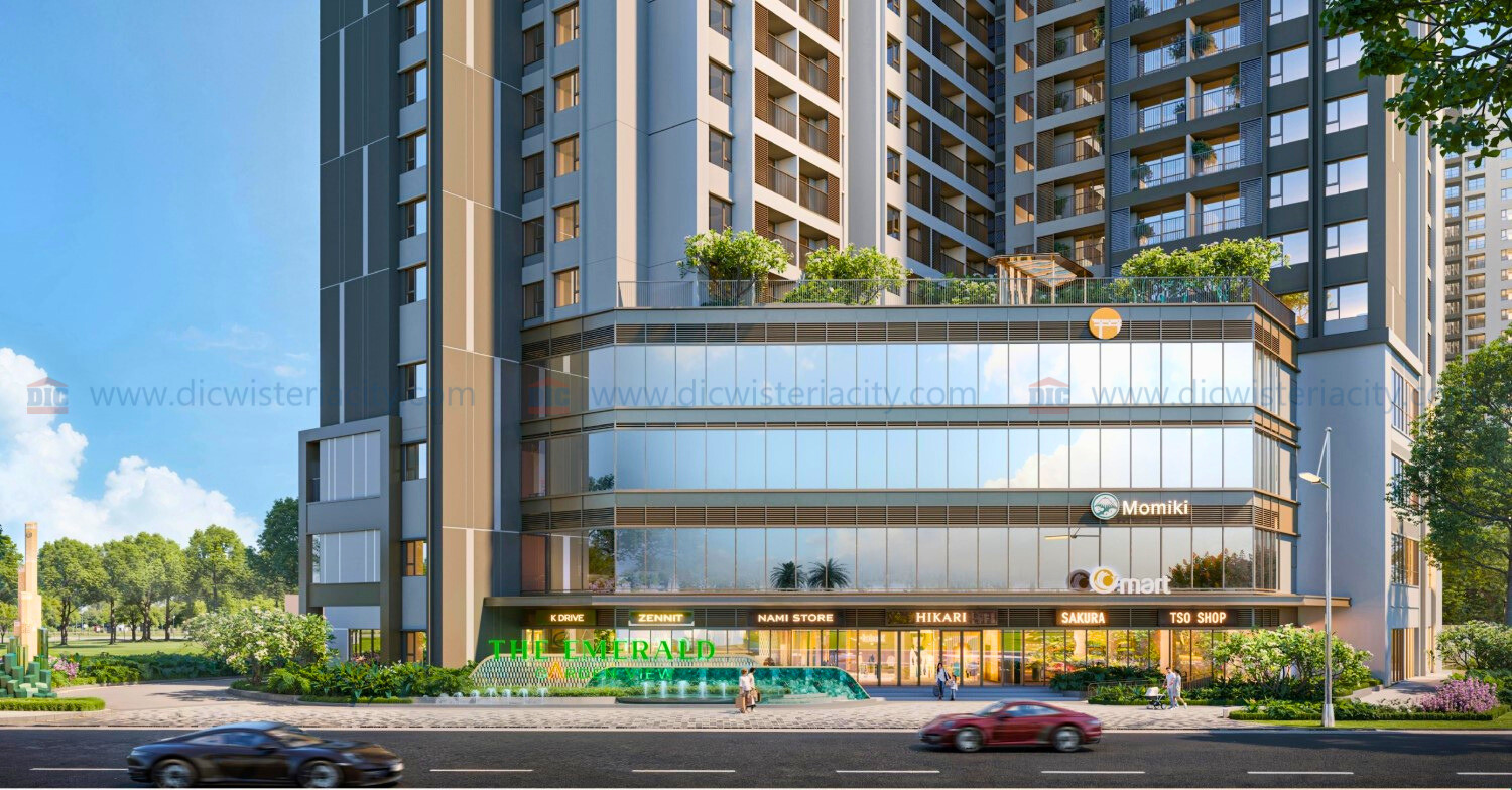 4 Tầng Trung Tâm Thương Mại Tại The Emerald Garden View