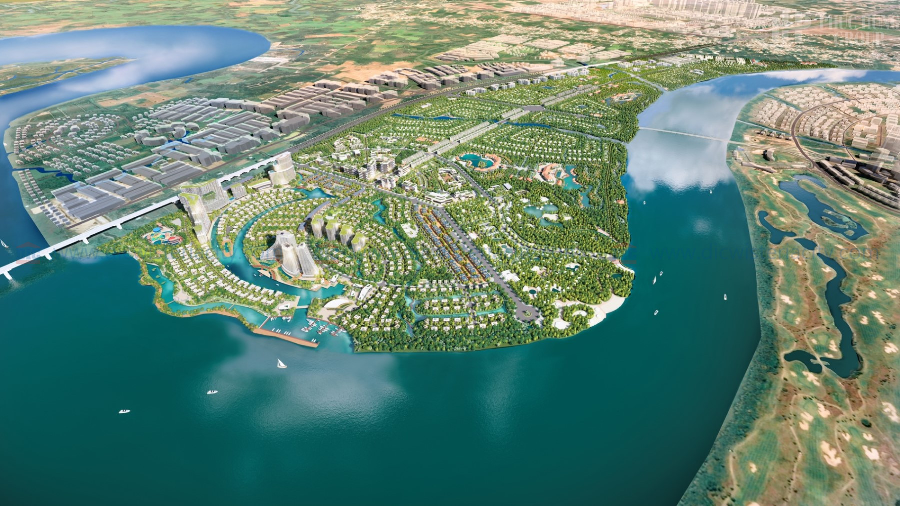 Hình ảnh Dic Wisteria City Đồng Nai Khi Nhìn Từ Trên Cao