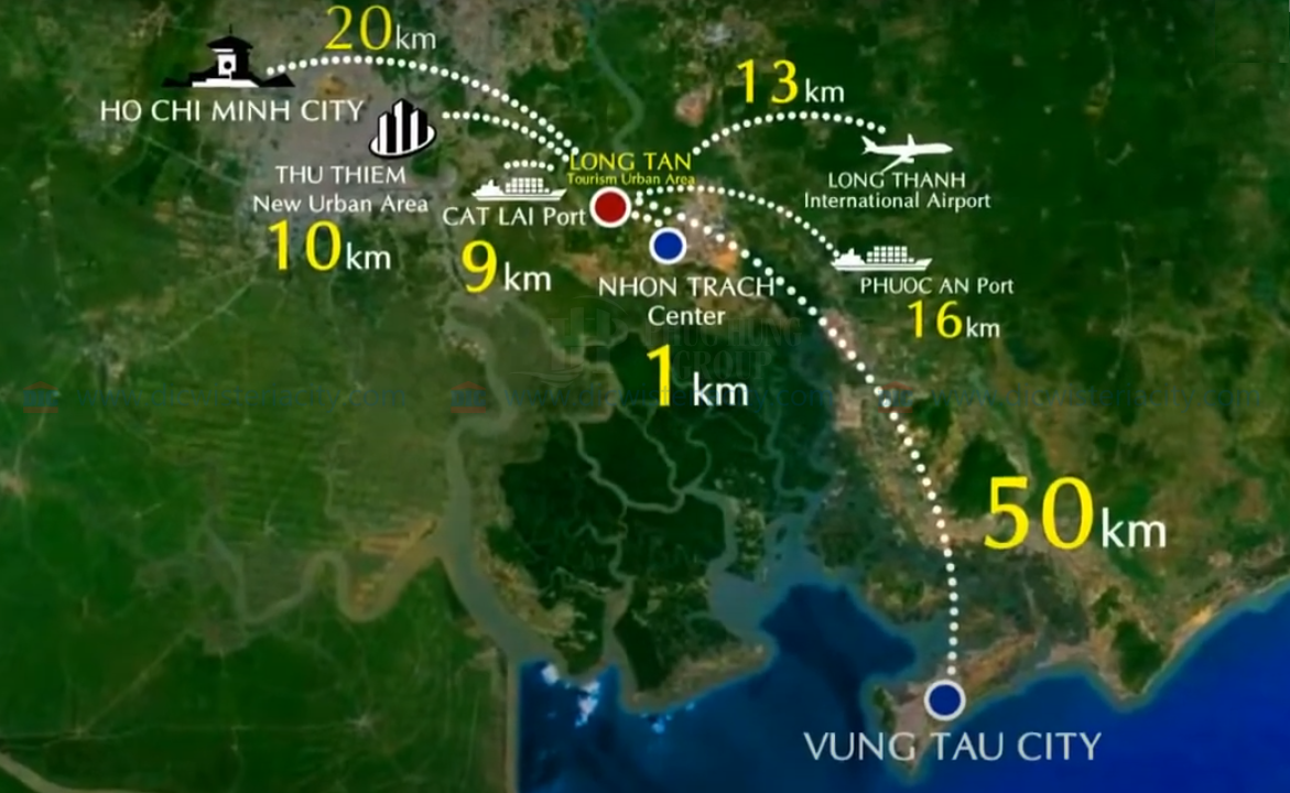 Vị Trí Dic Wisteria City Đồng Nai Hoàn Hảo