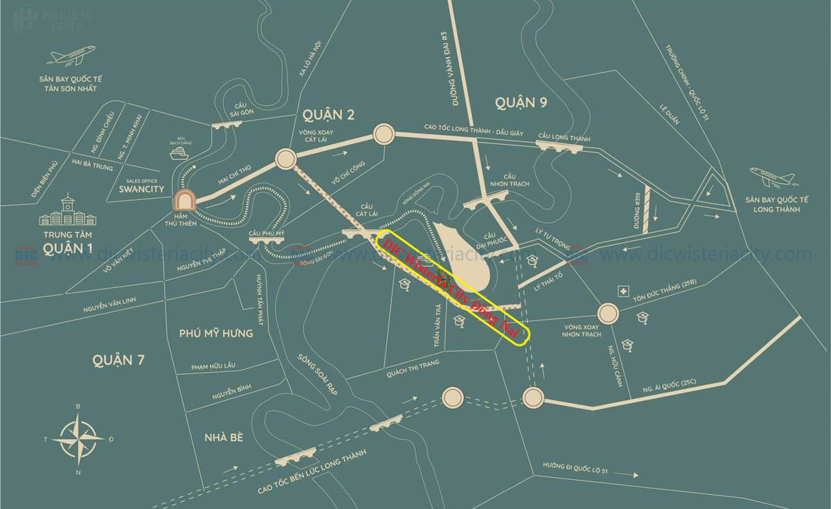 Vị Trí Dự án Dic Wisteria City Đồng Nai ở đâu