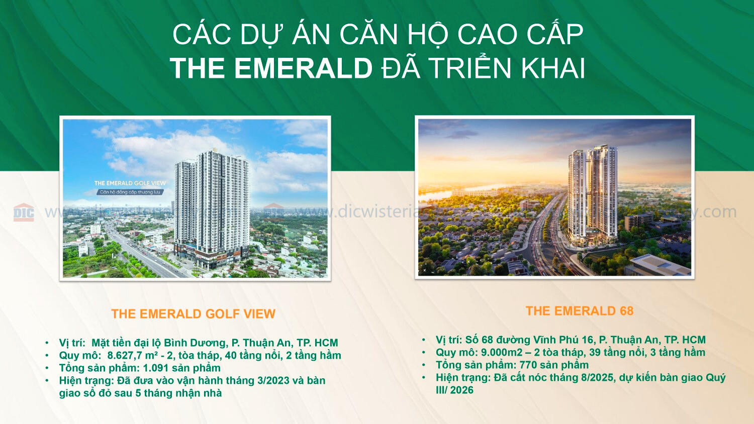 Các Dự án Mà Lê Phong Group đã Triển Khai